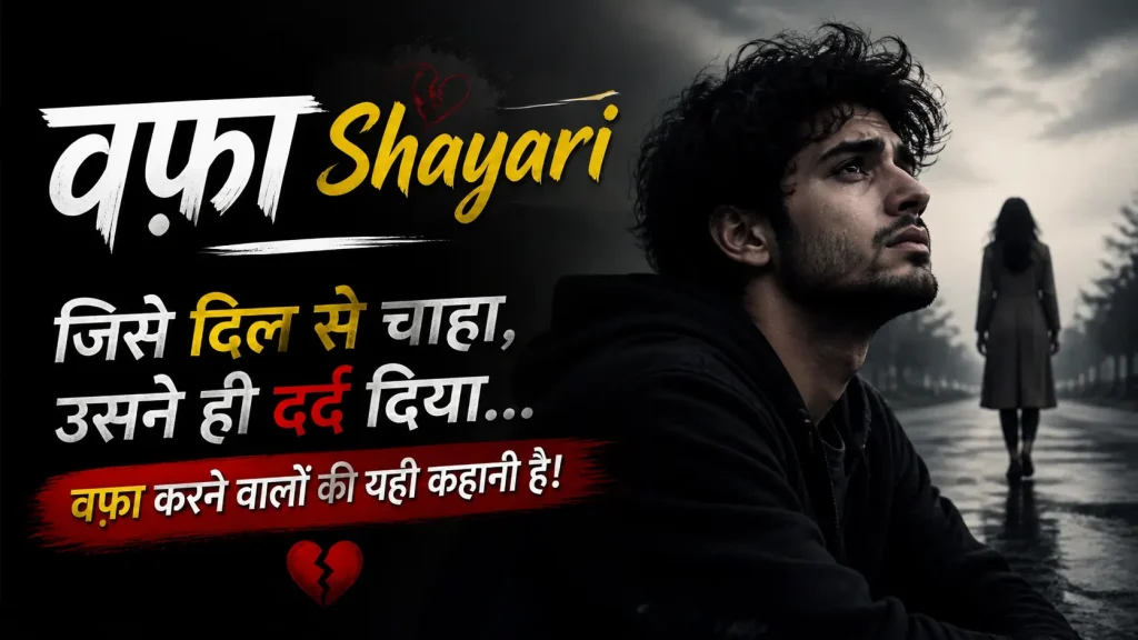 Sad Wafa Shayari