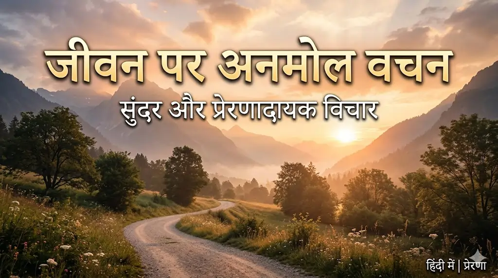 जीवन पर अनमोल वचन