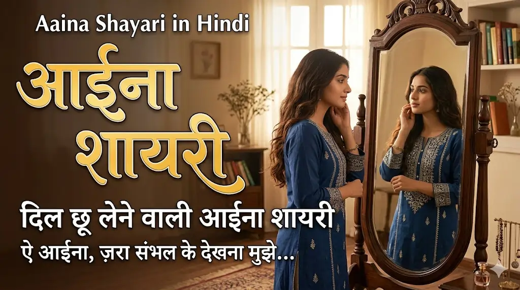 Aaina Shayari in Hindi: दिल छू लेने वाली आईना शायरी