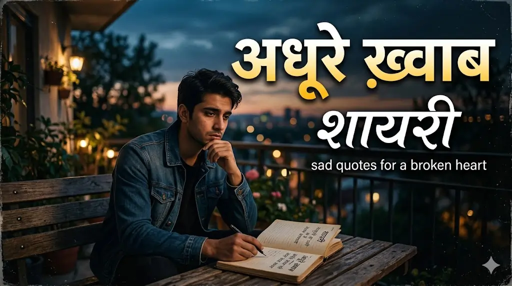 Adhure Khwab Shayari in Hindi