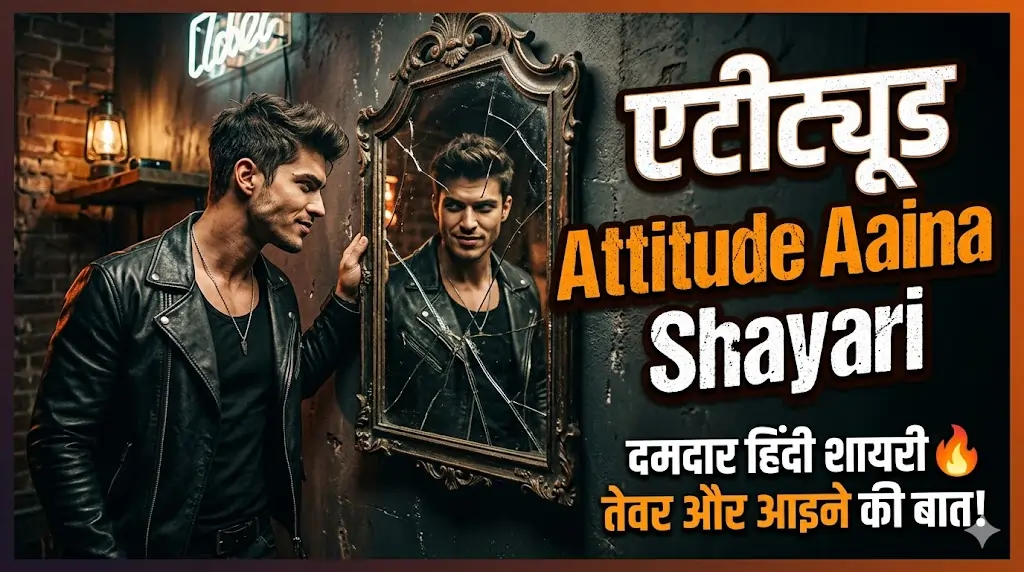 Attitude Aaina Shayari in Hindi