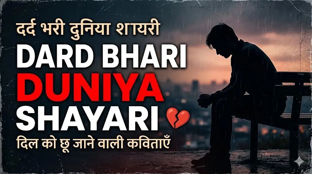 Dard Bhari Duniya Shayari