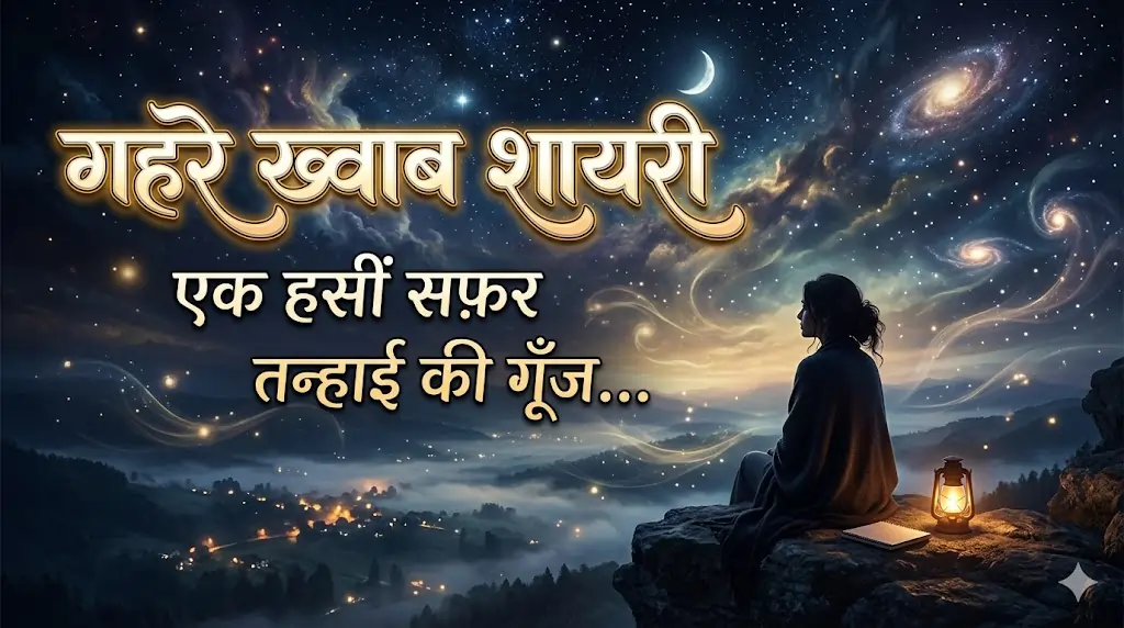 Deep Khwab Shayari in Hindi