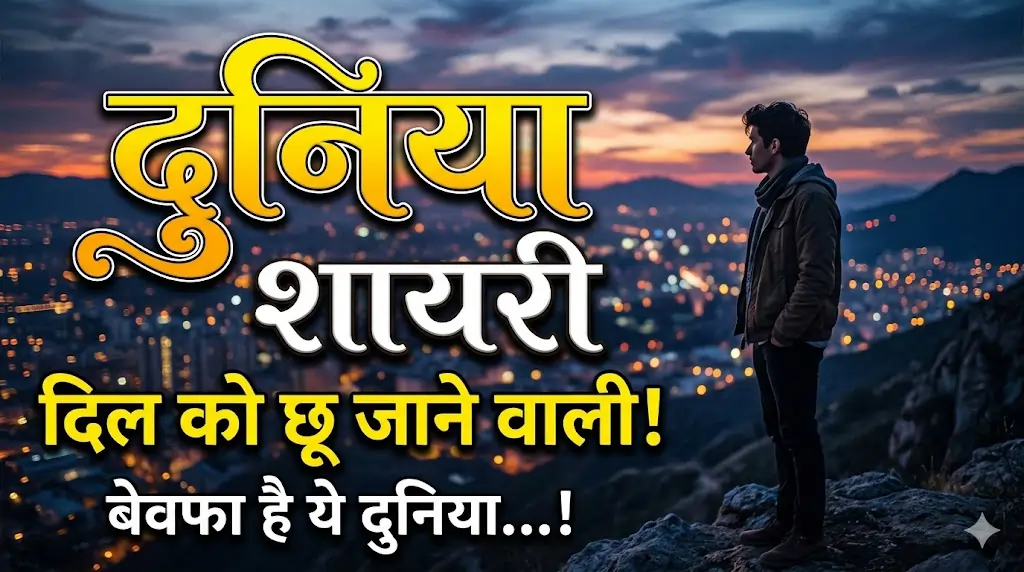 Duniya Shayari in Hindi