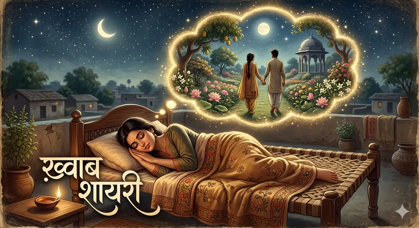 Khwab Shayari in Hindi: सपनों और अधूरी चाहतों की शायरी