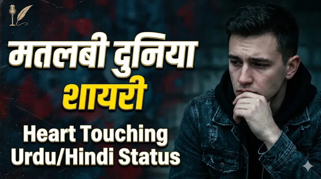 Matlabi Duniya Shayari