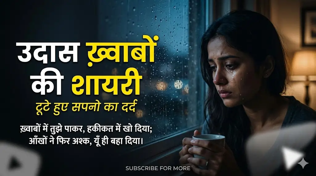 Sad Khwab Shayari in Hindi