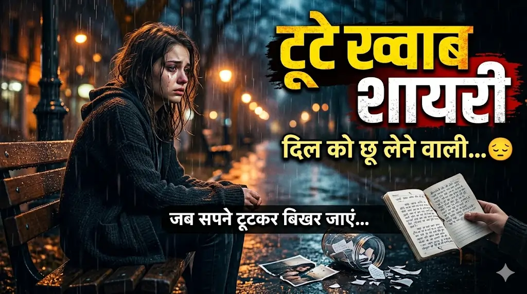 Toote Khwab Shayari in Hindi